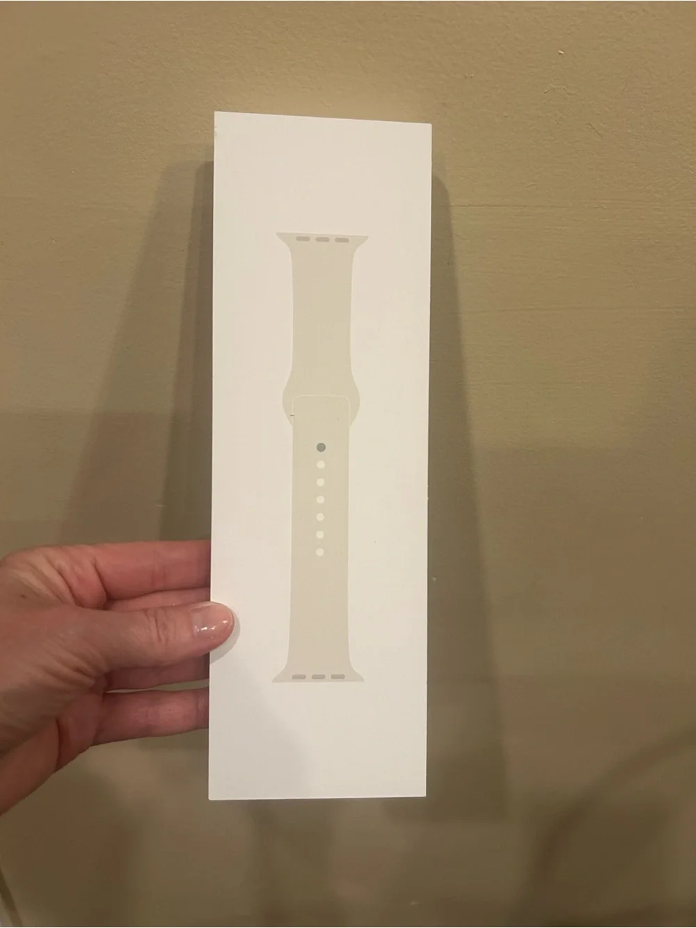 Apple Watch Sport Band - Stone/Cream Sleeve